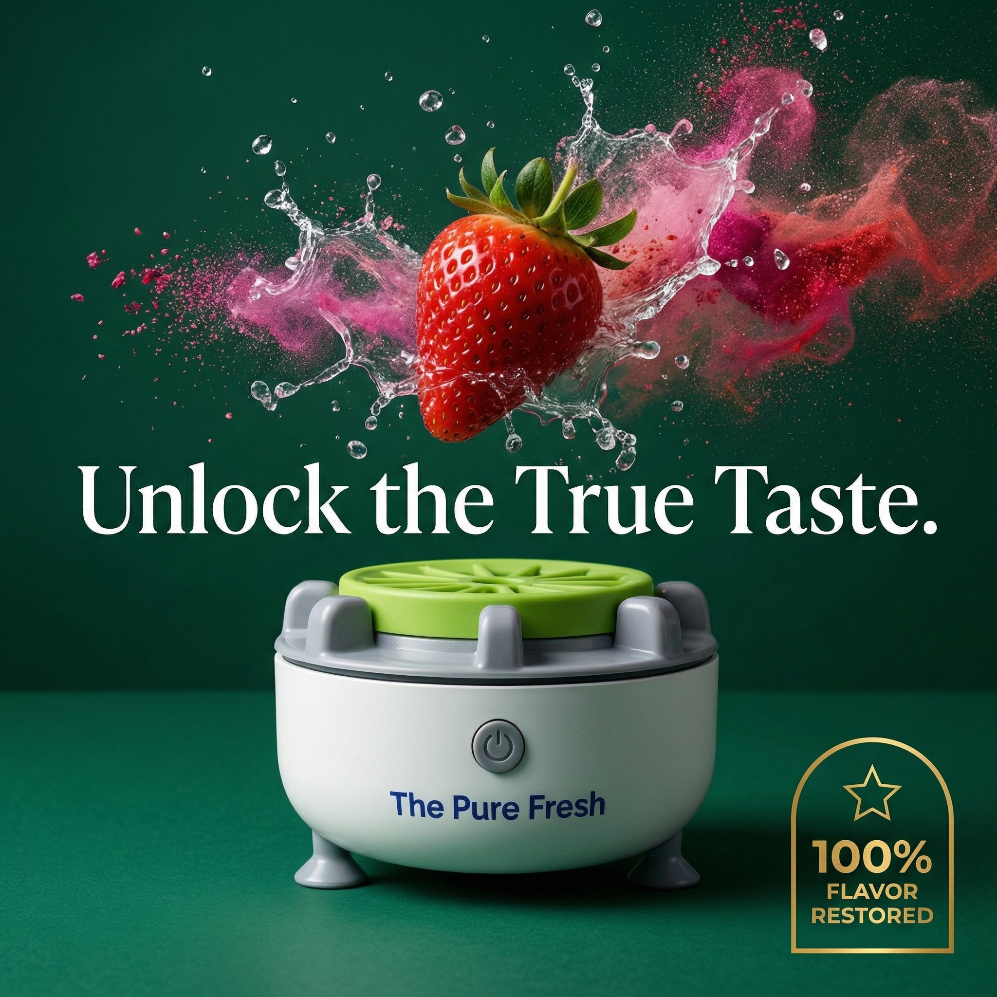 The Pure Fresh™ - Ultrasonic Food & Produce Purifier