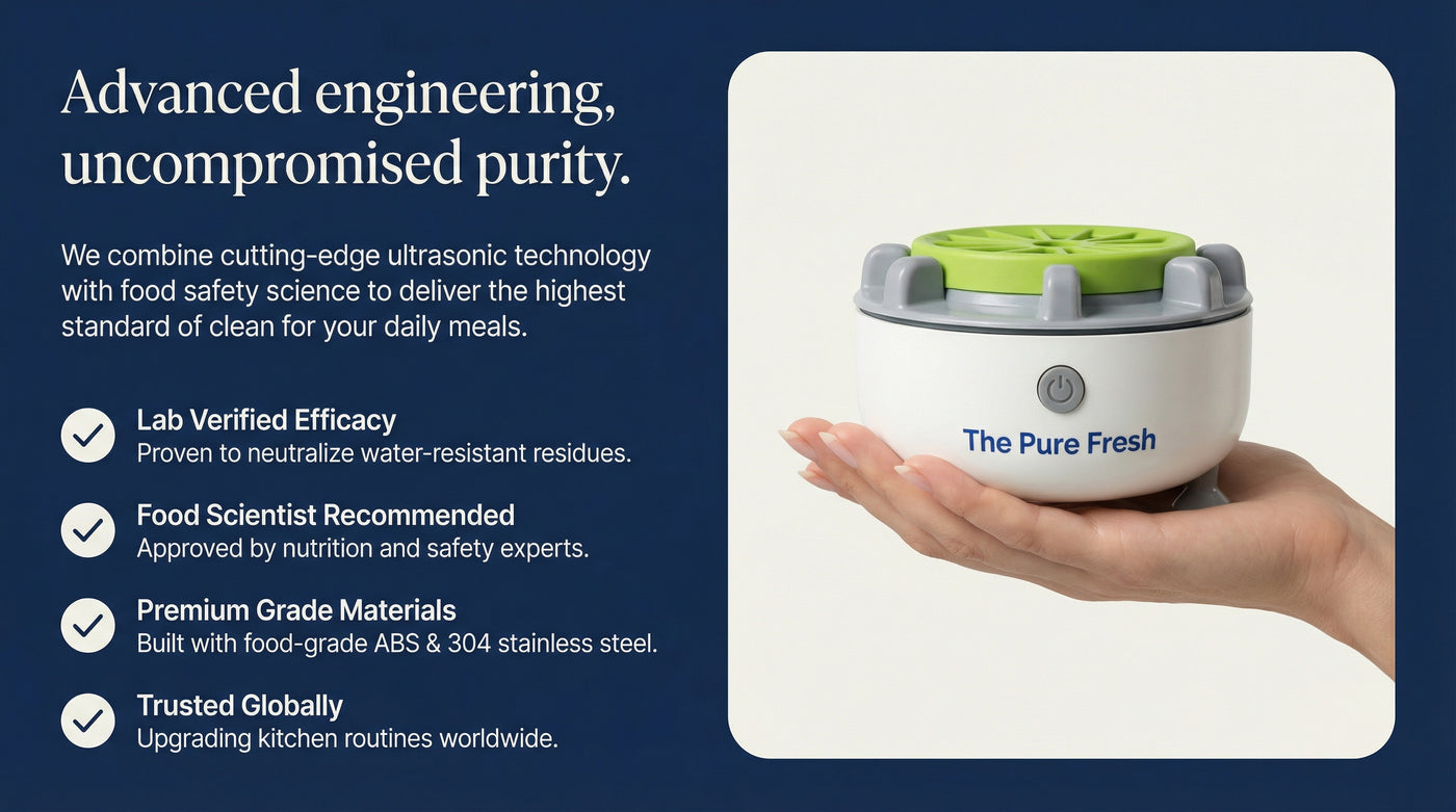 The Pure Fresh™ Ultrasonic Food Purifier | 99.9% Clean – The Pure Fresh ...